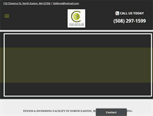 Tablet Screenshot of eastontennisandswim.net